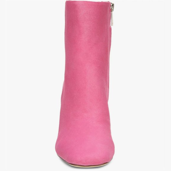 NEW Sam Edelman Size 9.5 Codie Square Toe Bootie - Pink Confetti Leather - Picture 5 of 9